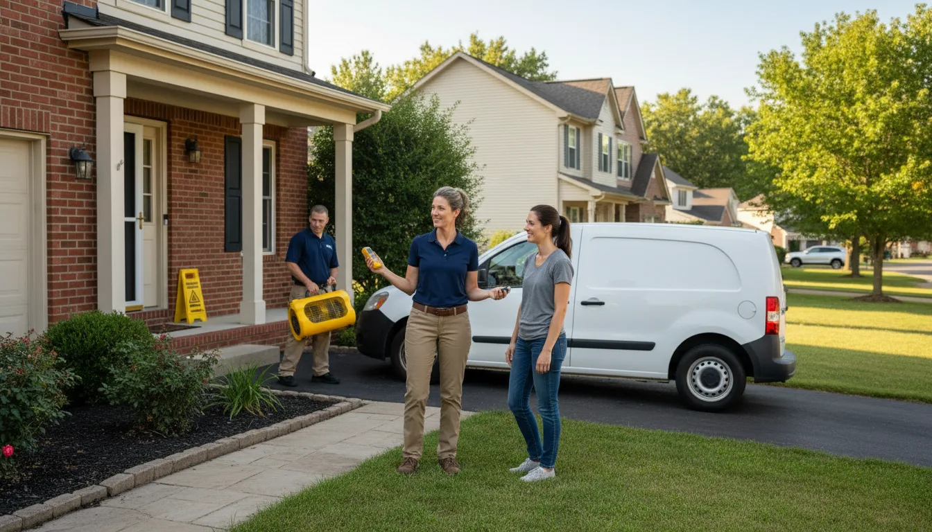 Residential water damage restoration in Iona, ID